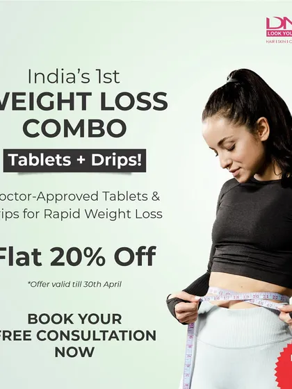 For those looking for more rapid results, I offer a unique weight loss combination plan of tablets and IV drips. This is a powerful, doctor-approved approach that is one of the first of its kind in India, designed to accelerate your progress safely and effectively.