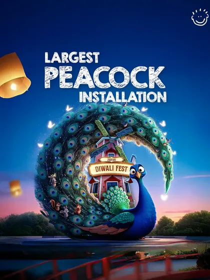 I find events with spectacular sights, like the largest peacock installation at the Diwali Fest. These larger-than-life attractions make for amazing photo opportunities and a truly magical atmosphere.