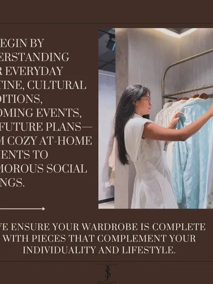 Trousseau shopping is about building a wardrobe for your new life. We begin by understanding your daily routine, cultural traditions, and future plans to curate pieces that are both functional and fabulous.