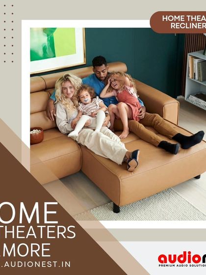 Comfort is key in a home theater. We provide a range of premium recliners and loungers, from motorized seats with cup holders to cozy family-sized sofas, ensuring you can relax and enjoy the show.