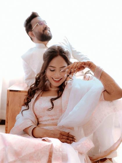 A candid moment of laughter and joy during an engagement shoot. My goal is to make you feel comfortable, so your true personalities can shine through.