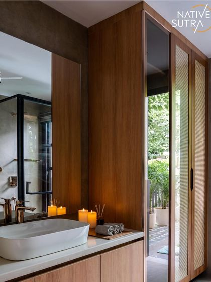Native Sutra - Interior Design & Renovation Bathrooms & Dressing Areas: Spa-Inspired Escapes photo 5