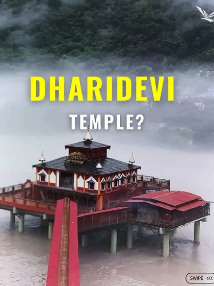 We also make a stop at the Dhari Devi Temple, a powerful spiritual site located in the middle of the Alaknanda river.