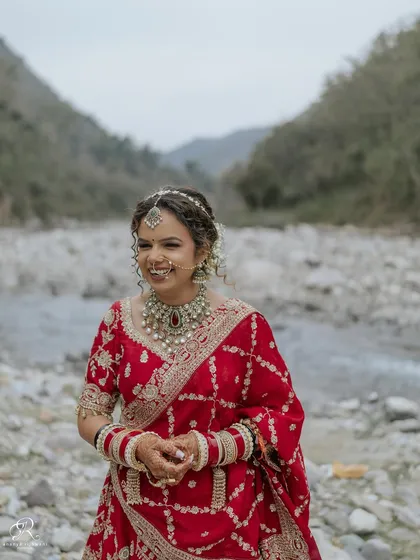 Another candid, smiling portrait of the bride. These in-between moments are often the best.