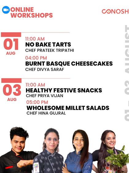 Conosh - Online Culinary Workshops Our Workshop Experience photo 8