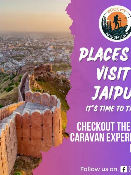 It's time to travel and explore the Pink City! Our caravan is the best way to experience the many historic places to visit in Jaipur.