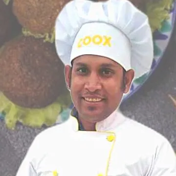 This is one of our chefs who specializes in Arabic cuisine. His expertise ensures you get authentic flavors and a memorable dining experience at home.