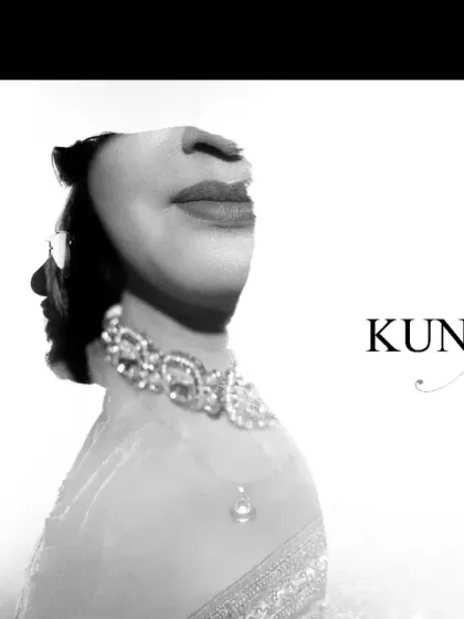 A creative double exposure portrait in black and white. This artistic technique blends two images into one, creating a surreal and thought-provoking piece of art.