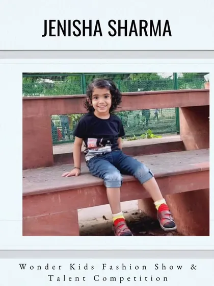 Congratulations and welcome, Jenisha Sharma. I am thrilled to have you as part of our fashion competition.
