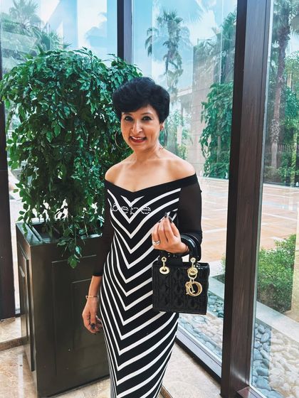 Another shot from the beauty pageant. Feeling glamorous and strong is what our fitness philosophy is all about.