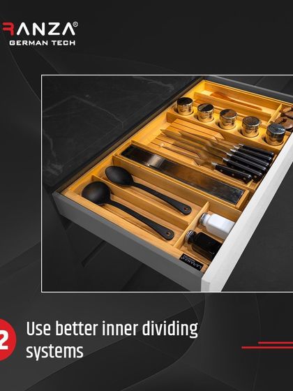 I design better inner dividing systems to end drawer clutter. This wooden organizer with integrated lighting makes finding what you need a bright and simple task.