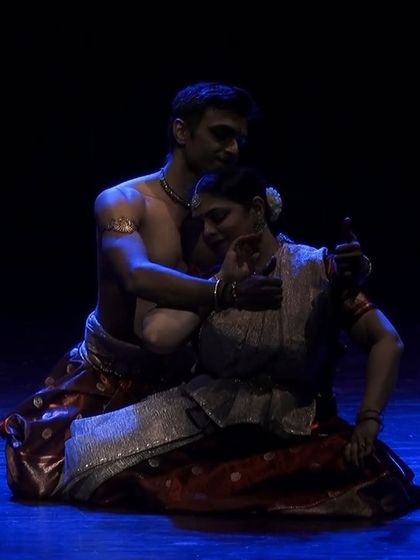 An intimate moment of storytelling from 'Raag Raagini', beautifully captured. The chemistry between the performers is key to making a collaborative piece feel authentic and heartfelt.