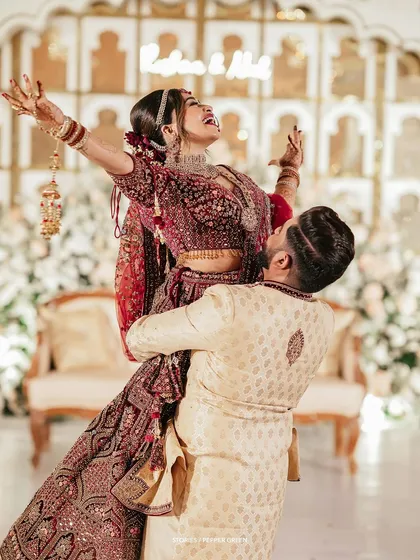 The pure, unscripted joy of Reshma being lifted by Noel is a moment of pure celebration. I look for these bursts of happiness that show the true spirit of your relationship.