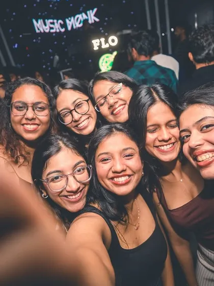 A group selfie from the dance floor. Seeing people making memories and having the time of their lives is the best feedback an artist can get.