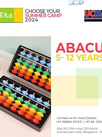 Make numbers fun with our Abacus summer program. In partnership with UCMAS, we help children develop a love for math and improve their calculation skills.