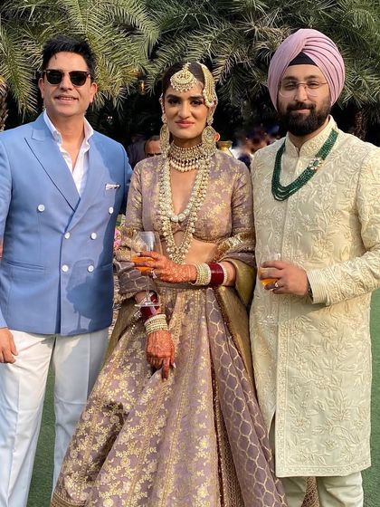 Some weddings are just sublime, like this beautiful day celebration. The couple's aura was as amazing as they looked.