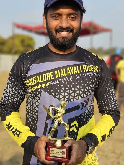 Celebrating a 'Man of the Match' performance from one of our own. Individual brilliance contributes to the team's success.