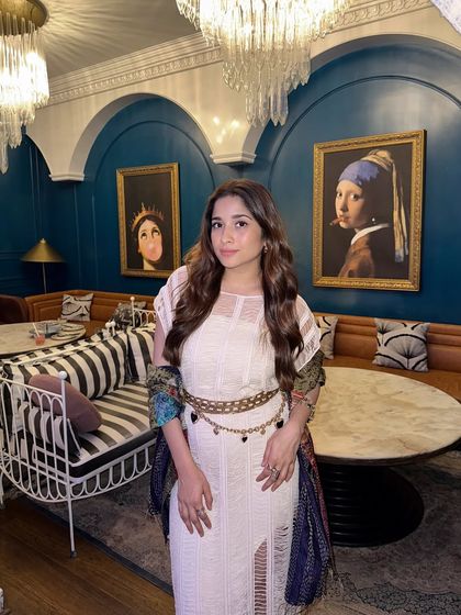 Another shot of my restyled dress in Jaipur. I'm all about repeating outfits. It's sustainable, creative, and a true test of personal style.