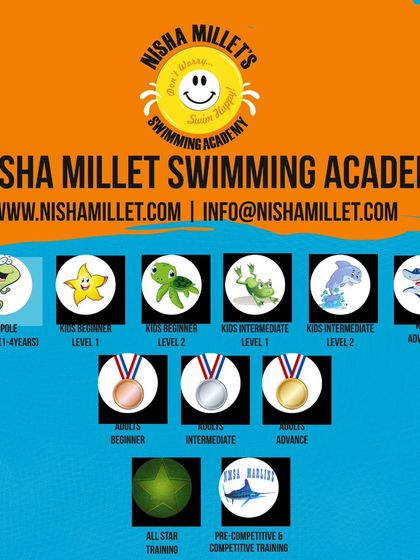 Nisha Millet Swimming Academy - Swimming Lessons Our Program: From Tadpole to Marlin photo 6