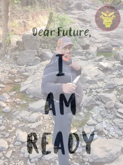 Dear Future, I am ready. This is the mindset we build. It's not just about fighting, it's about being prepared for whatever life throws at you.