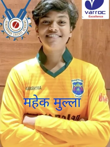 Mahek Mulla, another one of our academy's success stories, ready to showcase her talent on the big stage of the MPL.