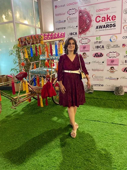 At the Cake Awards event. It was a fantastic evening celebrating the cake industry and connecting with fellow artists.