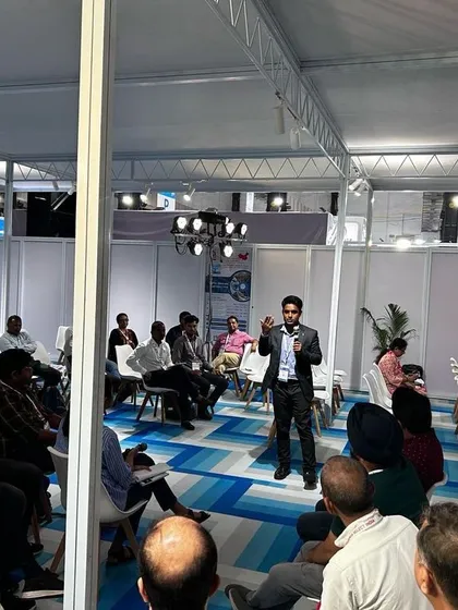 A collection of promotional materials and behind-the-scenes moments from my various webinars and industry event appearances, showcasing my commitment to knowledge sharing and community building.