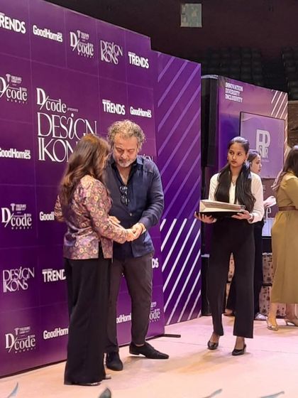 A moment from the awards ceremony. This recognition belongs to my incredible team and all the clients who have supported our journey. I am filled with gratitude.