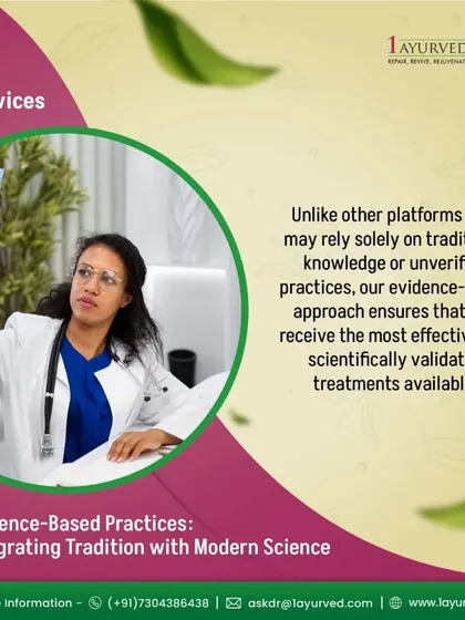 Unlike platforms that rely solely on unverified practices, our approach is evidence-based. We integrate modern science and diagnostics to ensure you receive scientifically validated and effective treatments.