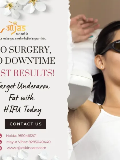 Stubborn underarm fat can be effectively targeted with HIFU. This non surgical treatment provides visible results with no downtime, helping you feel more comfortable and confident.