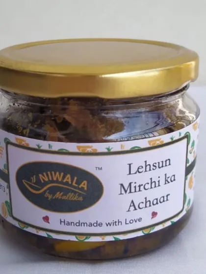 For those who love a bit of everything, my Lehsun Mirchi ka Achaar is a must-try. This garlic and chilli pickle is pungent, spicy, and incredibly addictive.