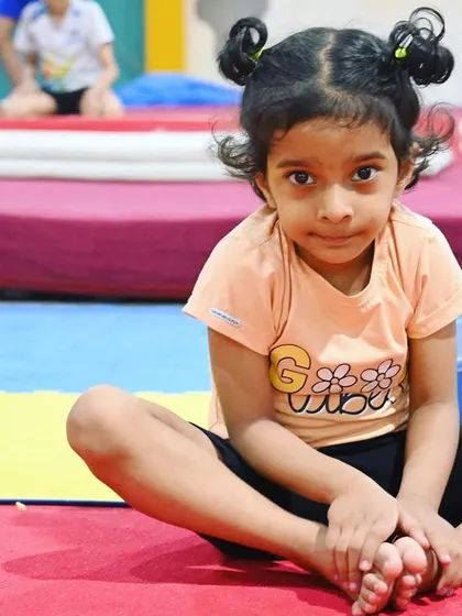 Taking a short break between activities. We ensure our program is paced appropriately for the energy levels of our youngest students.