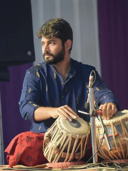 Another shot from the Naamvaibhav festival, focused on the rhythm.