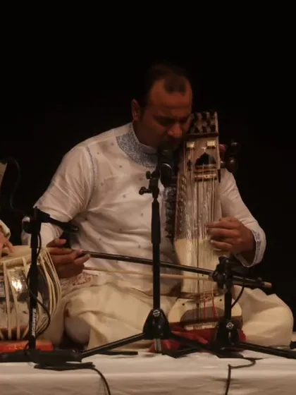 Another angle of the masters at work. As a tabla player, my role is to support and enhance the main artist's expression, a responsibility I take very seriously.