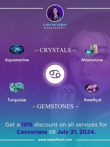 To celebrate Cancer season, I offered a special discount for all Cancerians. This post highlights the powerful crystals and gemstones for this water sign, such as Moonstone and Aquamarine, to help them focus on their roots.
