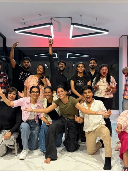 The whole crew together after a killer session. This is what it looks like when two different batches unite. The combined energy is just incredible.