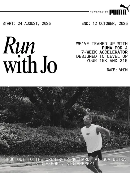 This is the push you've been looking for. My 7-week running accelerator, in partnership with PUMA, is designed to level up your 10K and 21K performance. We focus on structured progression to peak on race day.