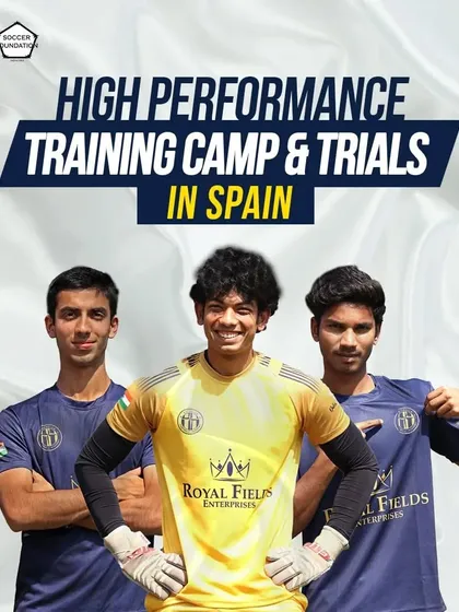 Your direct pathway to European football. This is our official announcement for the High-Performance Training Camp in Spain, a unique opportunity for players aged 15-25 to train with UEFA coaches and trial for Spanish clubs.