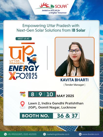 Our Tender Manager, Kavita Bharti, was part of our exceptional team at the UP Energy Expo 2025. We invited attendees to visit our booth and discover how we are making sustainable energy accessible for all.