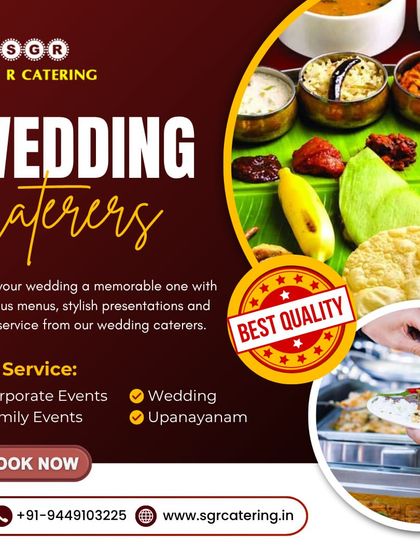 As wedding caterers, we make your celebration memorable with delicious menus and stylish presentations. We cater for weddings, corporate events, and upanayanam ceremonies with the best quality food.