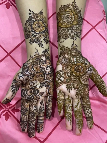 Another view of the same floral design.