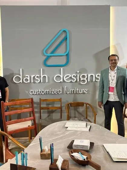 My team and I at our booth. We were proud to represent Darsh Designs and showcase our hard work.