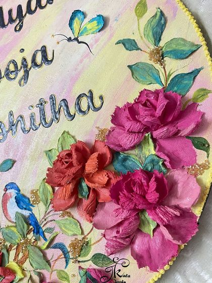 Jashn-e-Kala by Sakshi - Custom Russian Sculpture Decor Personalized Nameplates photo 15