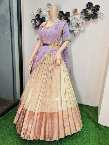 Rent Your Look - Ethnic & Occasion Wear Rental Modern Half-Sarees & Langa Voni photo 8