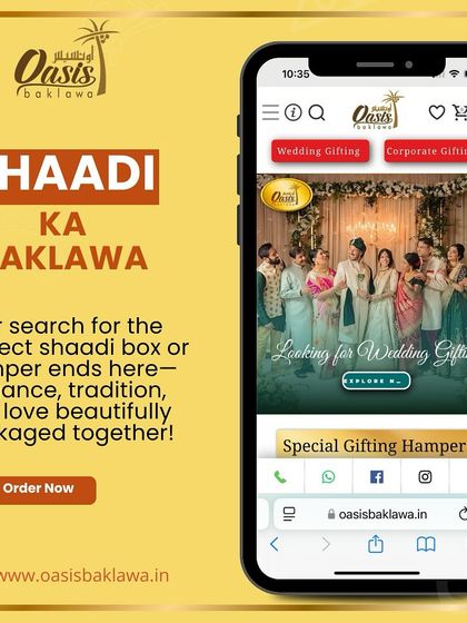 Your search for the perfect shaadi box ends here. Our website makes it easy to explore and order elegant and traditional wedding gifting hampers.