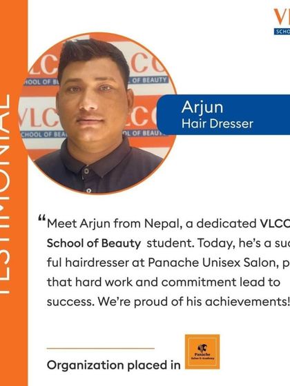 VLCC School of Beauty - Degree Programs in Beauty & Wellness Student Success & Placements photo 12