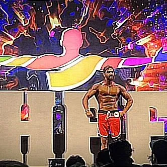 Here I am on the Sheru Classic stage, competing against some of the best athletes in India. This is proof that diabetes doesn't stop you from reaching the highest levels of competitive bodybuilding.