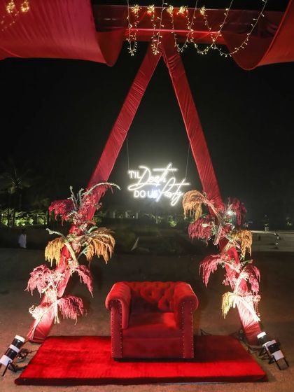 Crimson and Cherry - Wedding Design & Styling Grand Receptions & Sangeet Nights photo 56