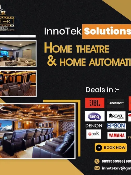 No matter your style or space, we can design the perfect home theater solution for you. We are authorized dealers for leading brands like JBL, Bose, BenQ, and Yamaha, ensuring you get genuine, high-quality equipment for any setup, from minimalist to grand.