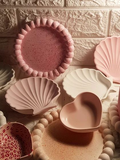 A beautiful collection of our products in various shades of pink, for all the pink lovers out there.